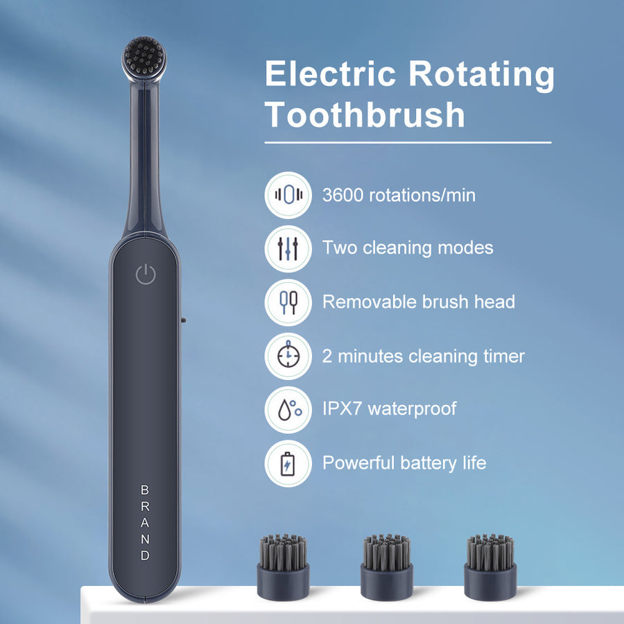 Advanced 360° Rotary Electric Toothbrush with Type-C Fast Charging