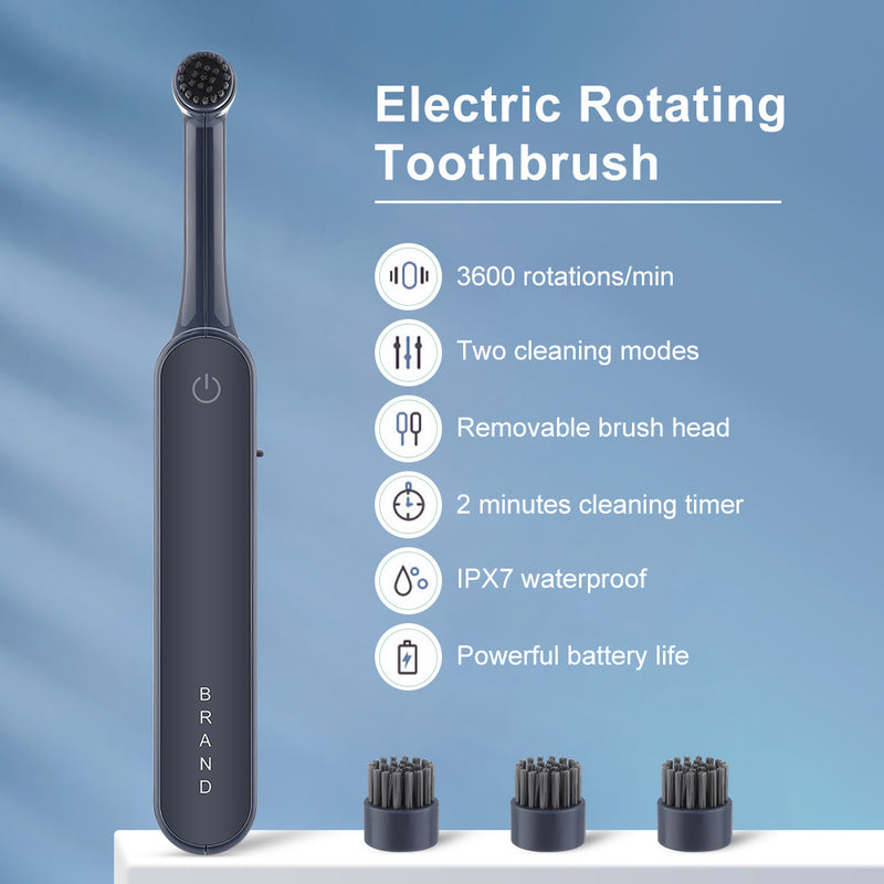 Advanced 360° Rotary Electric Toothbrush with Type-C Fast Charging